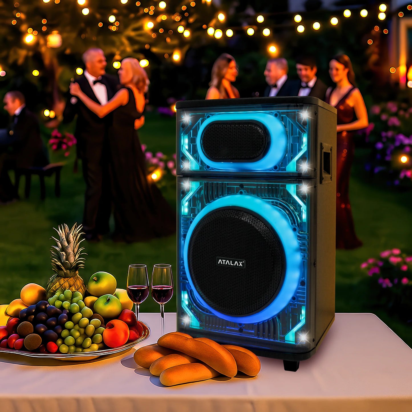MELLO LUCID 10" INCH 3800 WATTS PARTY SPEAKER(1103326) (MSRP $169.99)