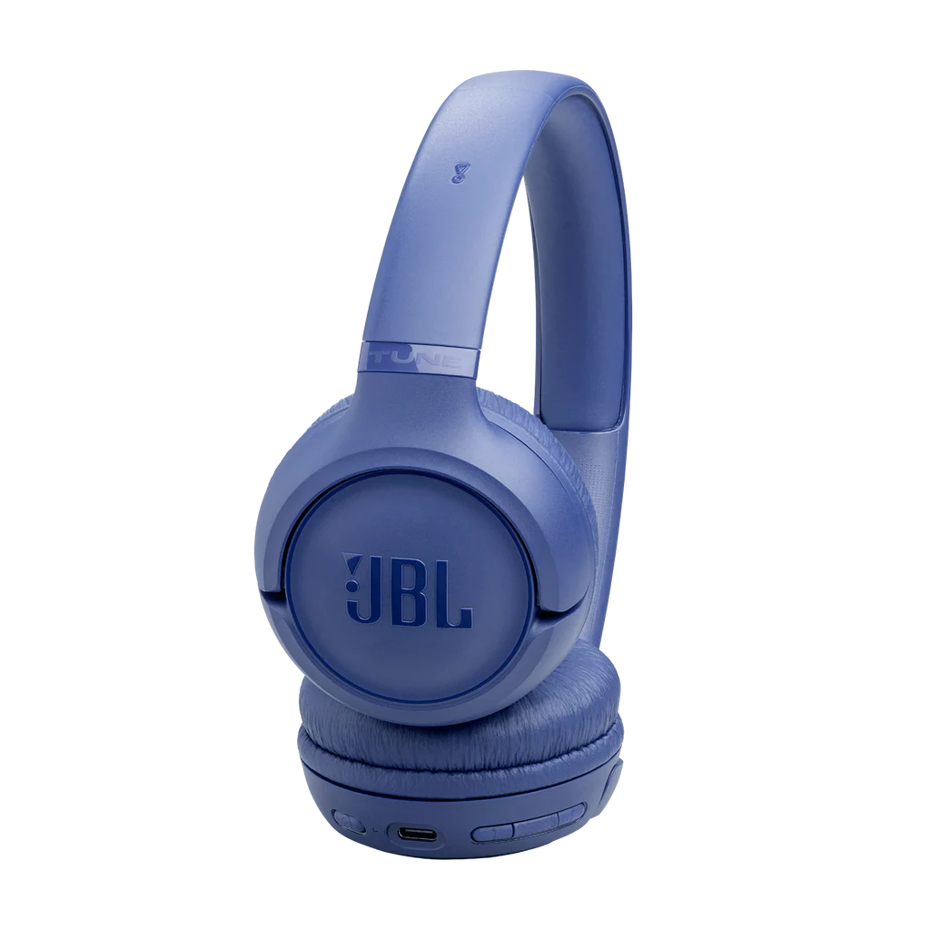 JBL TUNE 530BT WIRELESS ON-EAR HEADPHONES - BLUE ( 1107901) (MSRP $59.99)