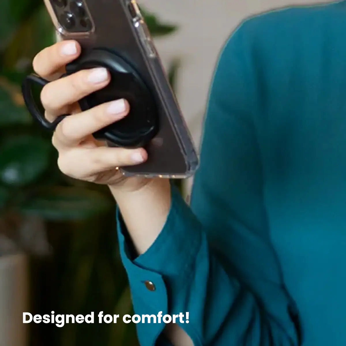 Wingocase Universal Perch Phone Stand with Grip Black (1103142) (MSRP $29.99)