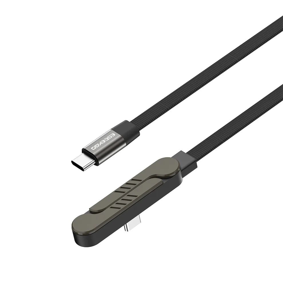 ESEEKGO G-18B 1.5M/5FT Knife shaped bracket Type-C to Type-C data cable (1107931) (MSRP $39.99)
