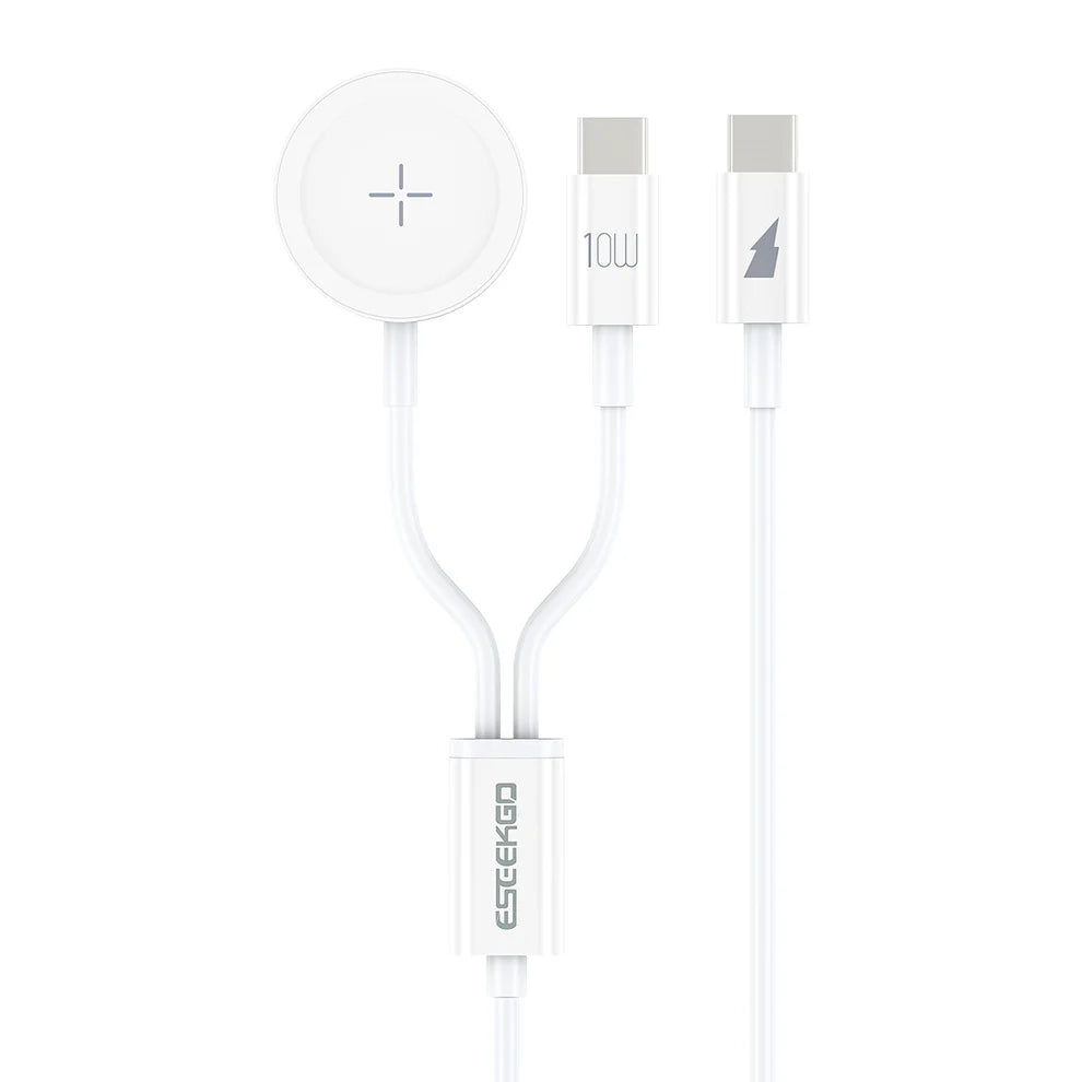 ESEEKGO AW-21C Wireless Fast Charging For Apple Watch & Type-C To Type-C Charging cable ( 1103753) (MSRP $69.99)
