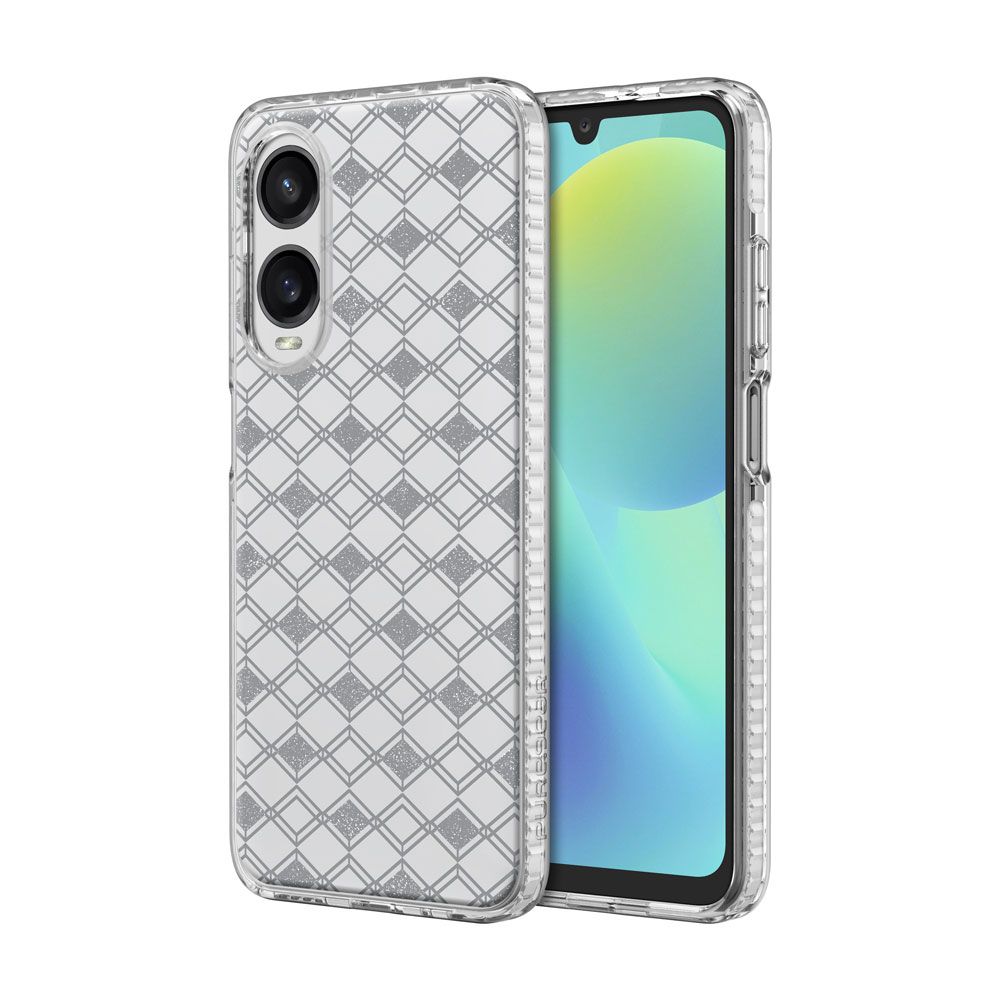 PureGear Designer Slim Shell Case for Cricket Icon 6 - Diamond White (1107182)