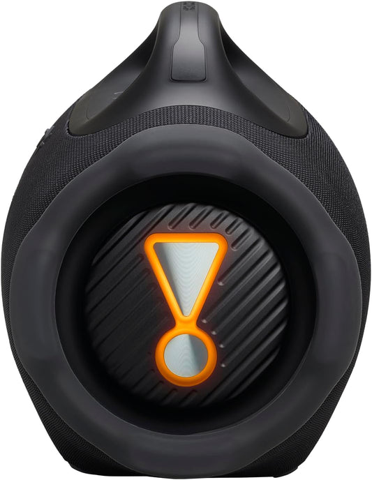 JBL Boombox 4, Portable Bluetooth Speaker, JBL Pro Sound with AI Sound Boost, IP68 Waterproof/Dustproof, Up to 34H Playtime, Auracast Multi-Speaker Connection, Two Bass Boost Settings. Black (1107906) (MSRP $499.99)