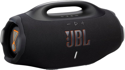 JBL Boombox 4, Portable Bluetooth Speaker, JBL Pro Sound with AI Sound Boost, IP68 Waterproof/Dustproof, Up to 34H Playtime, Auracast Multi-Speaker Connection, Two Bass Boost Settings. Black (1107906) (MSRP $599.99) (Copy)