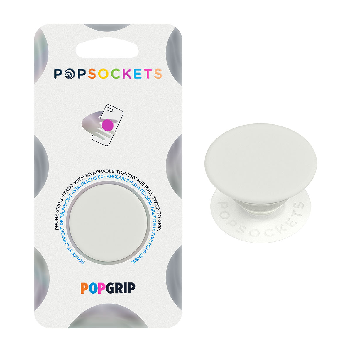 PopSockets POPGRIP Swappable Phone Grip Basic Crème Fresh (1107608)