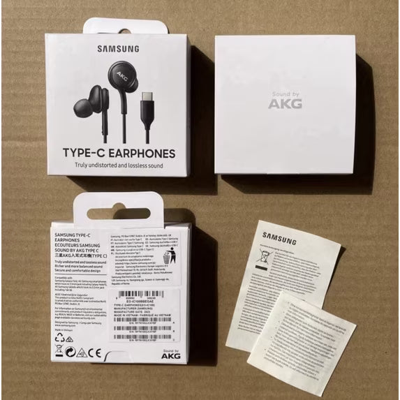 Samsung Galaxy Note10+ 5g AKG Wired Earbuds with Microphone, High-Resolution Audio, Noise-Isolating In-Ear Headphones, Type-C Connector Inline Remote & Volume Control ( 1108081) (MSRP $39.99)