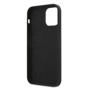 iPhone 12 / 12 Pro - Silicone Black Signature Collection Metal Logo - BMW (1102502)