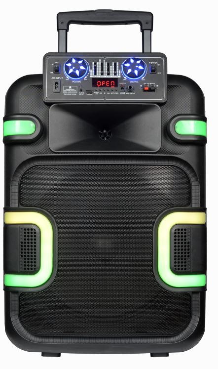 MaxPower 15"DJ WOOFER SPEAKER WITH STAND RECHARGEABLE BATTERY /USD/SD/BLUETOOTH (1102785)