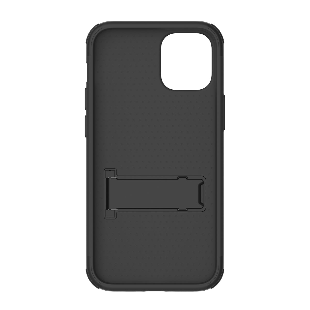 Apple iPhone 12 Pro Max Quikcell ADVOCATE Dual-Layer Kickstand Case - Ebony Black (1102574)