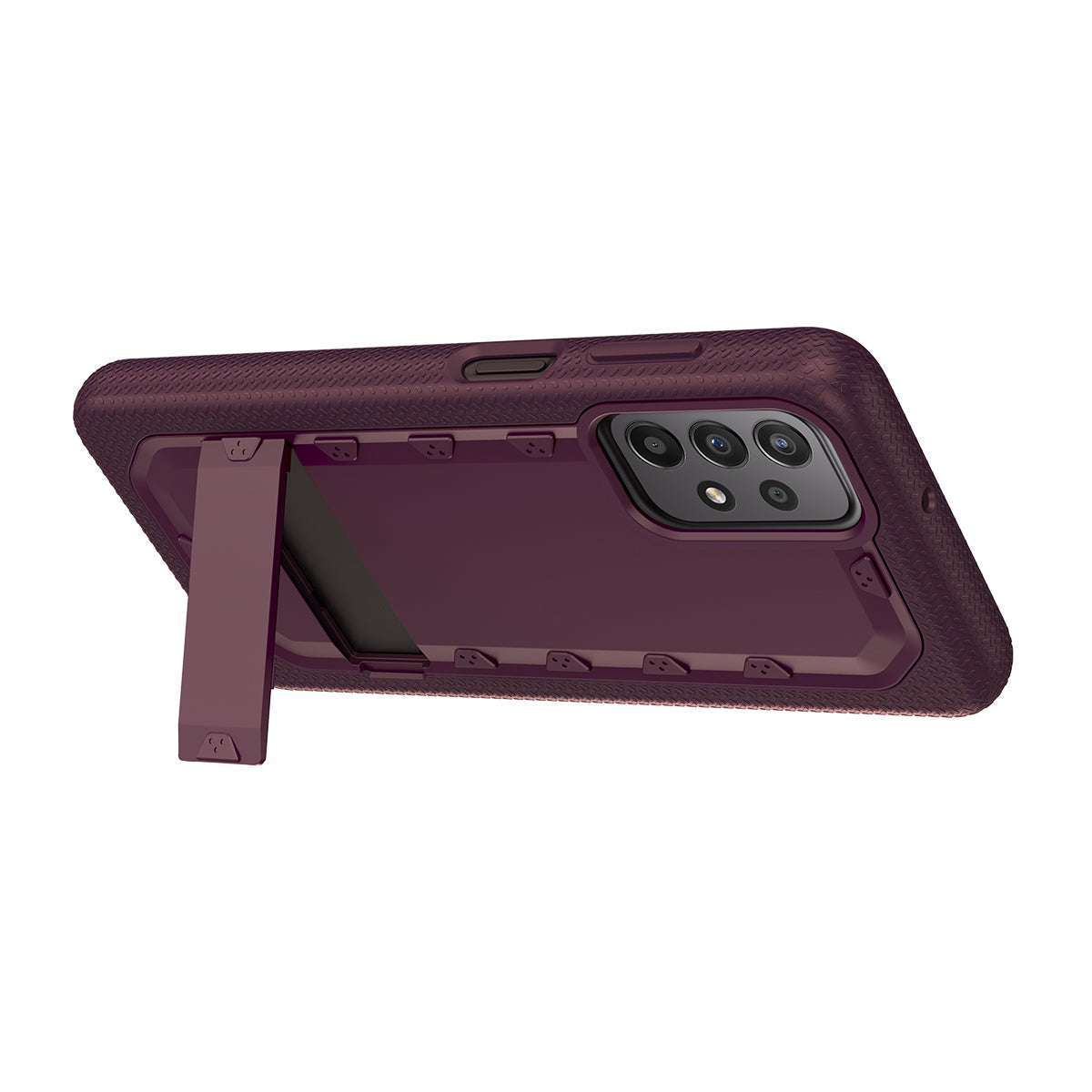 Samsung Galaxy A23 5G QUIKCELL GRAND ADVOCATE Dual-Layer Kickstand Case - PUNK PLUM (1104816)