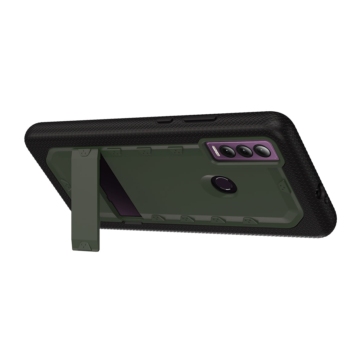 Cricket Ovation 3 QUIKCELL GRAND ADVOCATE Dual-layer Kickstand Case - ARMY GREEN (1105315)