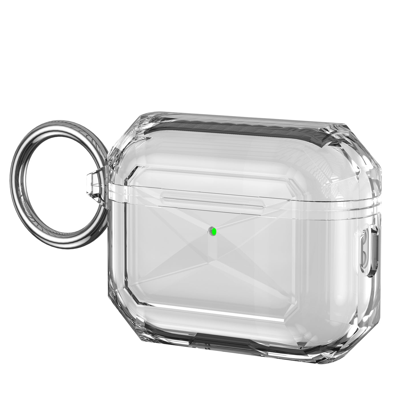 AirPods Pro 3 2025 (3rd Version) 3mm Thick Transparent TPU with Colored Edge Case Cover - Black (11037772) ($39.99 MSRP)