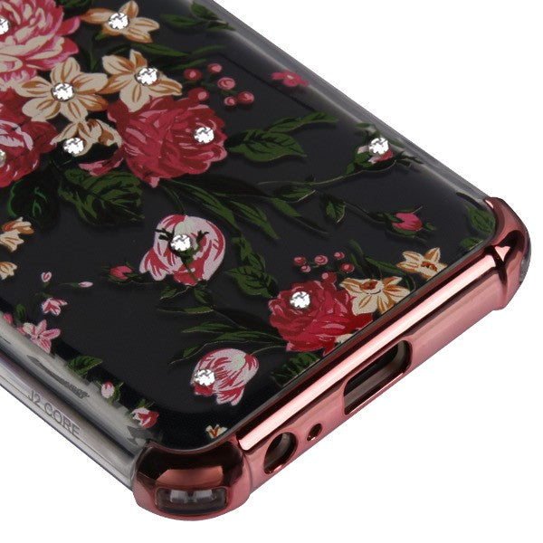 Samsung Galaxy J2 Pure / J2 Core / J2 Diamante Klarion Candy Skin Cover - Electroplating Rose Gold (753)