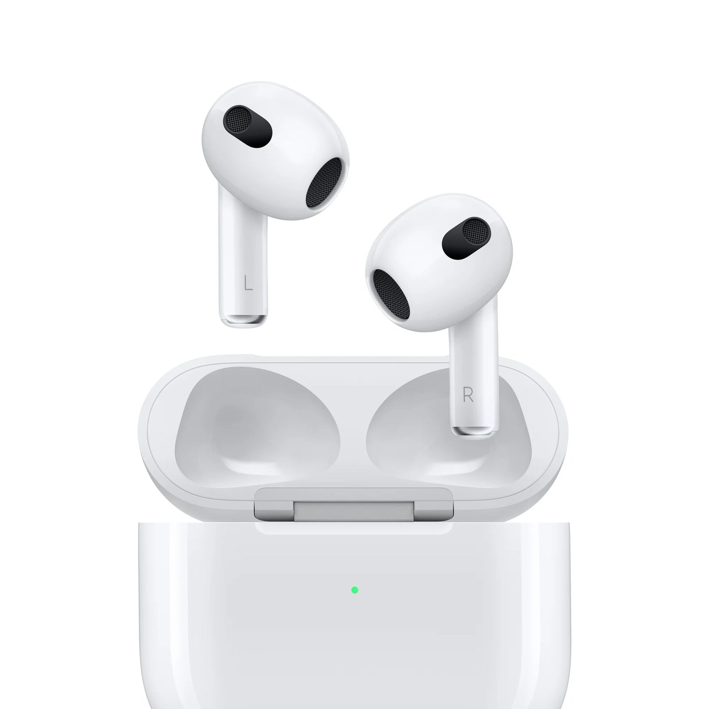 ORIGINAL OEM Apple AirPods (3rd Generation) Wireless Earbuds with MagSafe Charging Case. Spatial Audio, Sweat and Water Resistant, Up to 30 Hours of Battery Life. Bluetooth Headphones for iPhone (ROOM) (1102532)(MSRP 199.99)