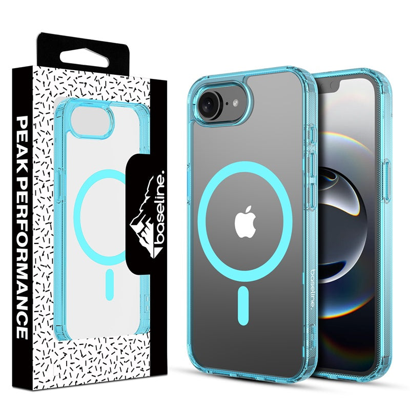 baseline Clear Series w/ MagSafe Case for Apple iPhone 16e - Transparent Blue ( 1103463) (MSRP $39.99)