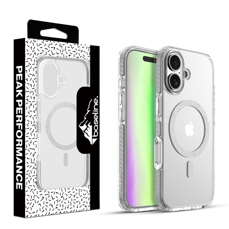 baseline Shimmer Series MagSafe Case for Apple iPhone 17 - Silver (1103270) (MSRP $49.99)