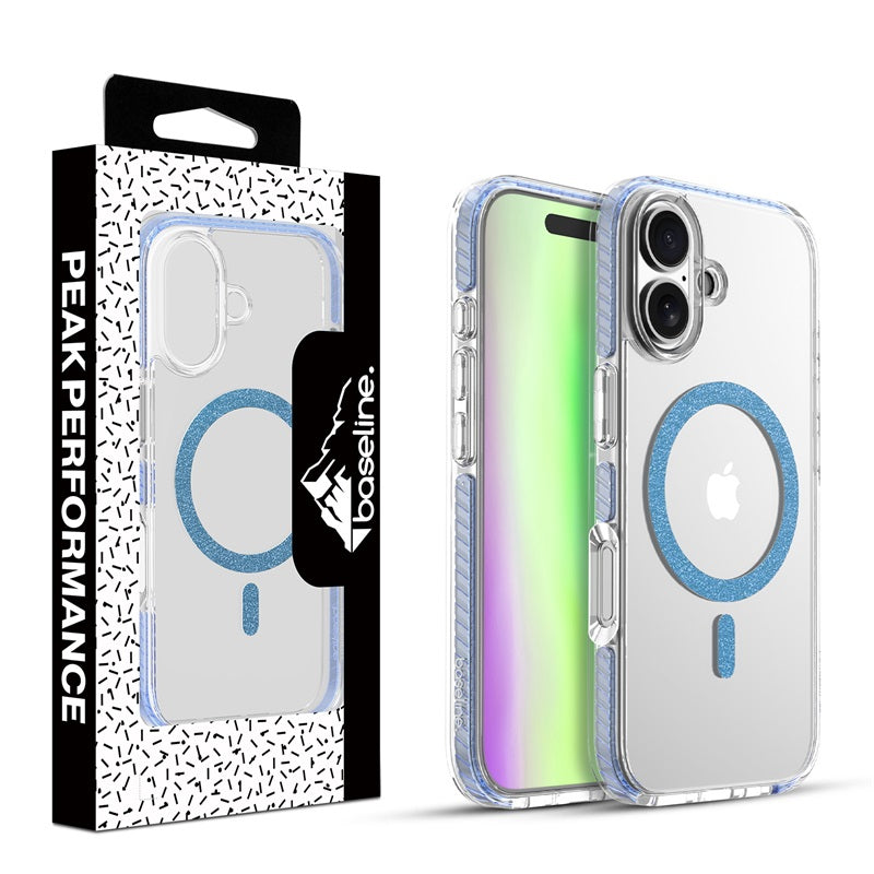 baseline Shimmer Series MagSafe Case for Apple iPhone 17 - Blue (1103273) (MSRP $49.99)