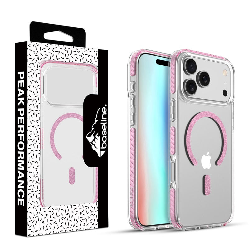 baseline Shimmer Series MagSafe Case for Apple iPhone 17 Pro - Rose Gold (1103295) (MSRP $39.99)