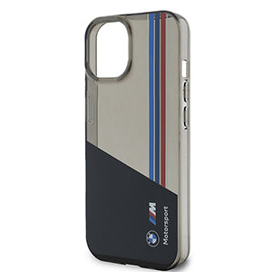 iPhone 15/14/13 - BMW HC MOTORSPORT IML VERTICAL STRIPES - Black ( 1107741) (MSRP $79.99)