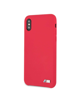iPhone X/XS BMW Red Silicone Hard Case(128)