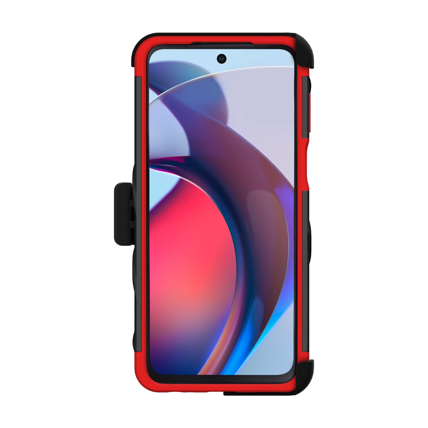 MOTO G STYLUS (2023) / MOTO G STYLUS 5G (2023) ZIZO BOLT BUNDLE CASE WITH TEMPERED GLASS - RED (1105796)