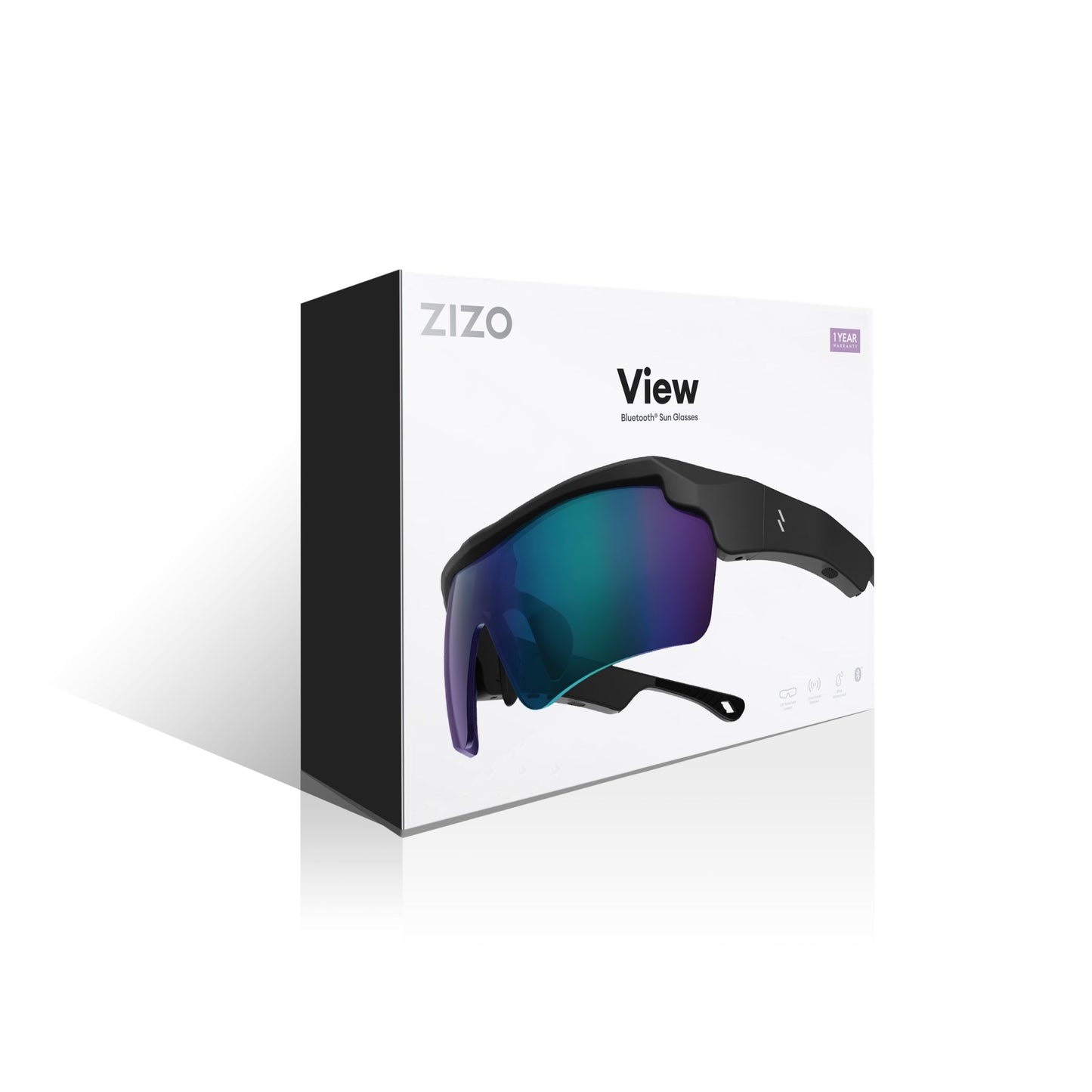 ZIZO VIEW WIRELESS HEADPHONE SUNGLASSES - Black (1105708)