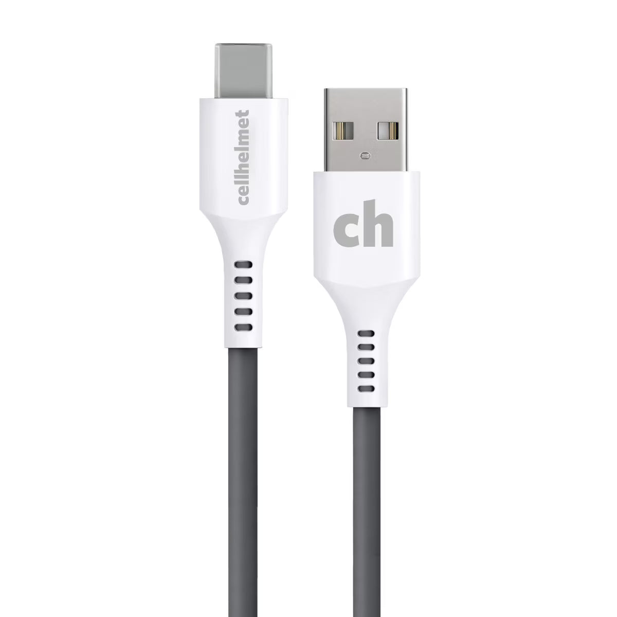 Cellhelmet Type-C to Type-A USB Charge/Sync Cable - 6ft Round White ( 1103701) (MSRP $29.99)