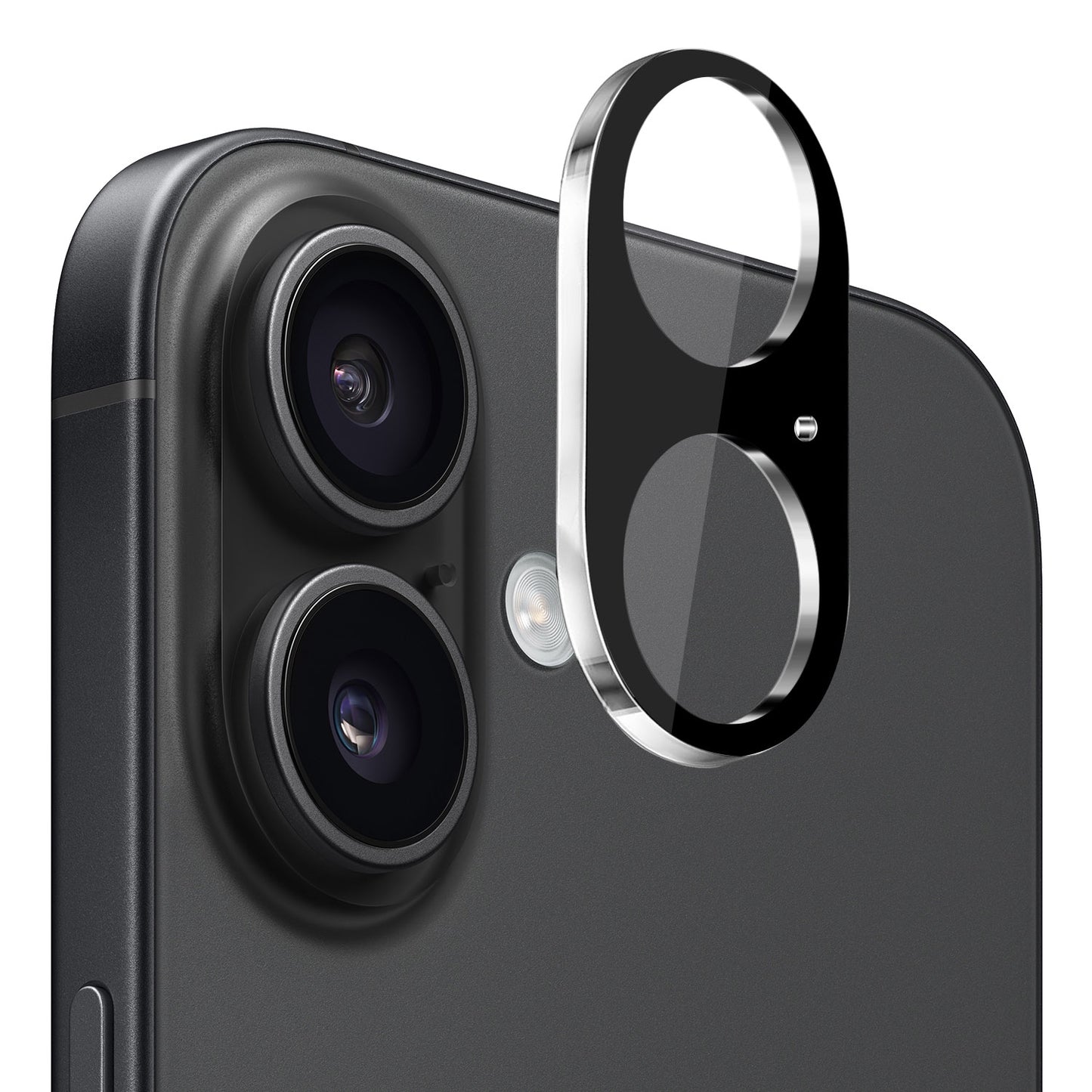 iPhone 17 Camera Lens Colored Edge Tempered(2.5D) - Black (1103163) (MSRP $29.99)