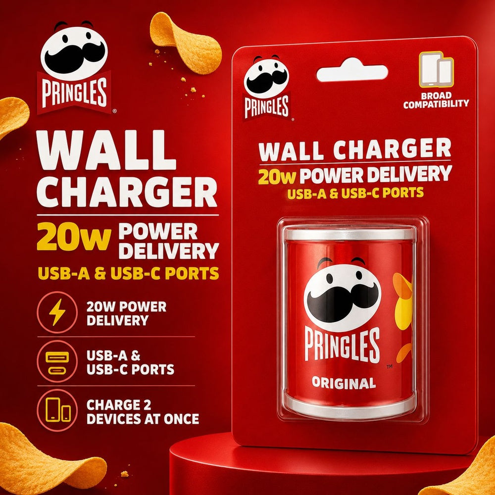 CANDY 20W WALL CHARGER - EWALPR-12-ST - PRINGLES ( 1108016) (MSRP $59.99)