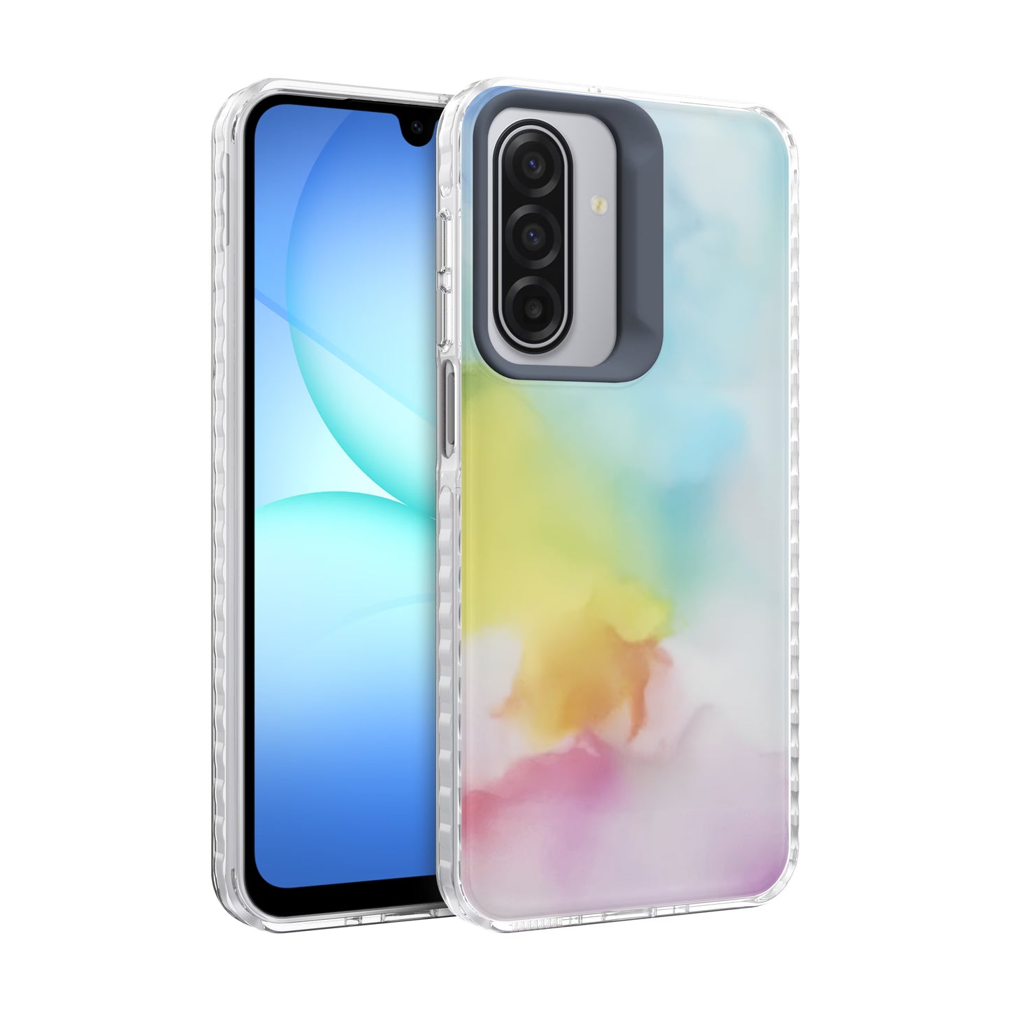 CLICK Cosmic Series Galaxy A17 / A16 / A26 Case - Rainbow Swirl ( 1107509) (MSRP $49.99)