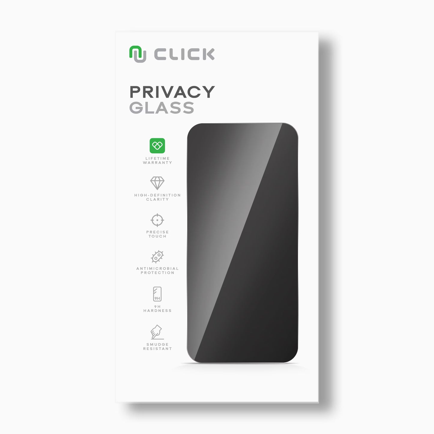 CLICK Privacy Shield Screen Protector for iPhone 16e/13/14/15 - Privacy ( 1107605) (MSRP $49.99)