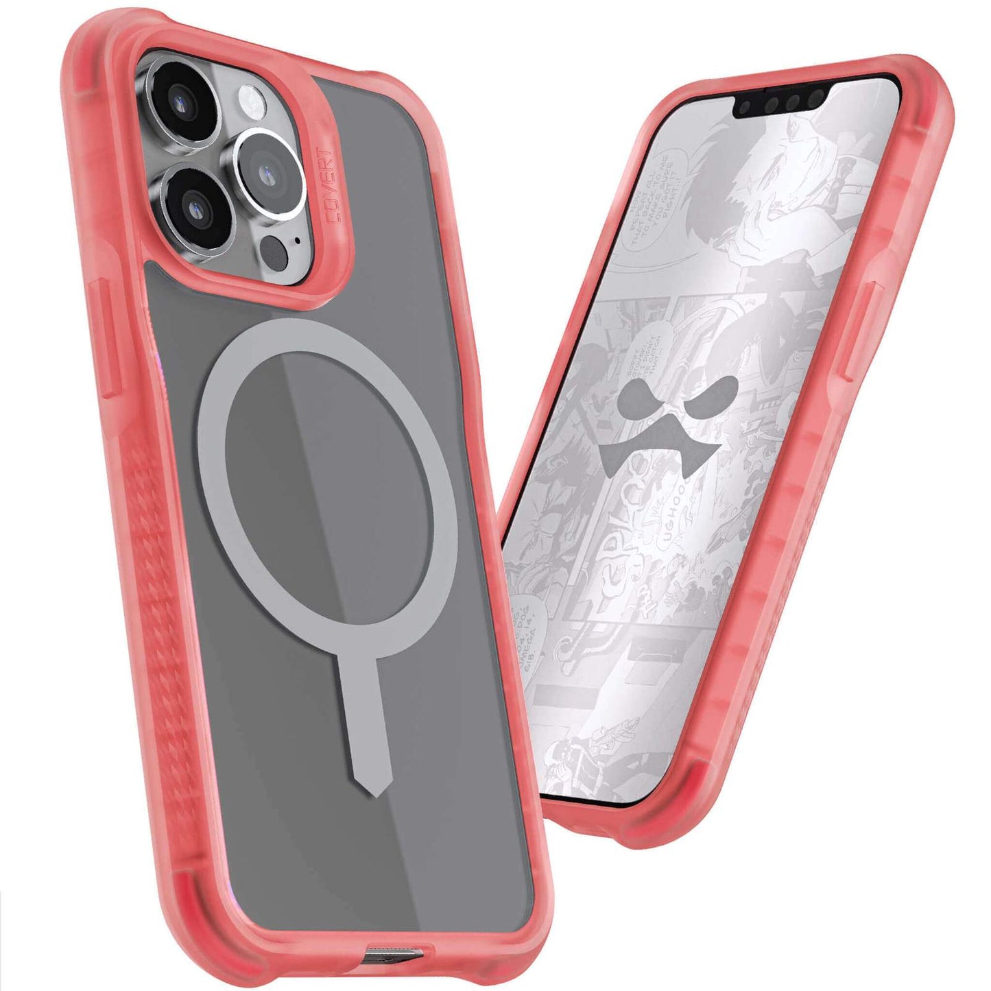 Apple iPhone 13 Pro Max - COVERT Clear Case with MagSafe - Pink (1102218)