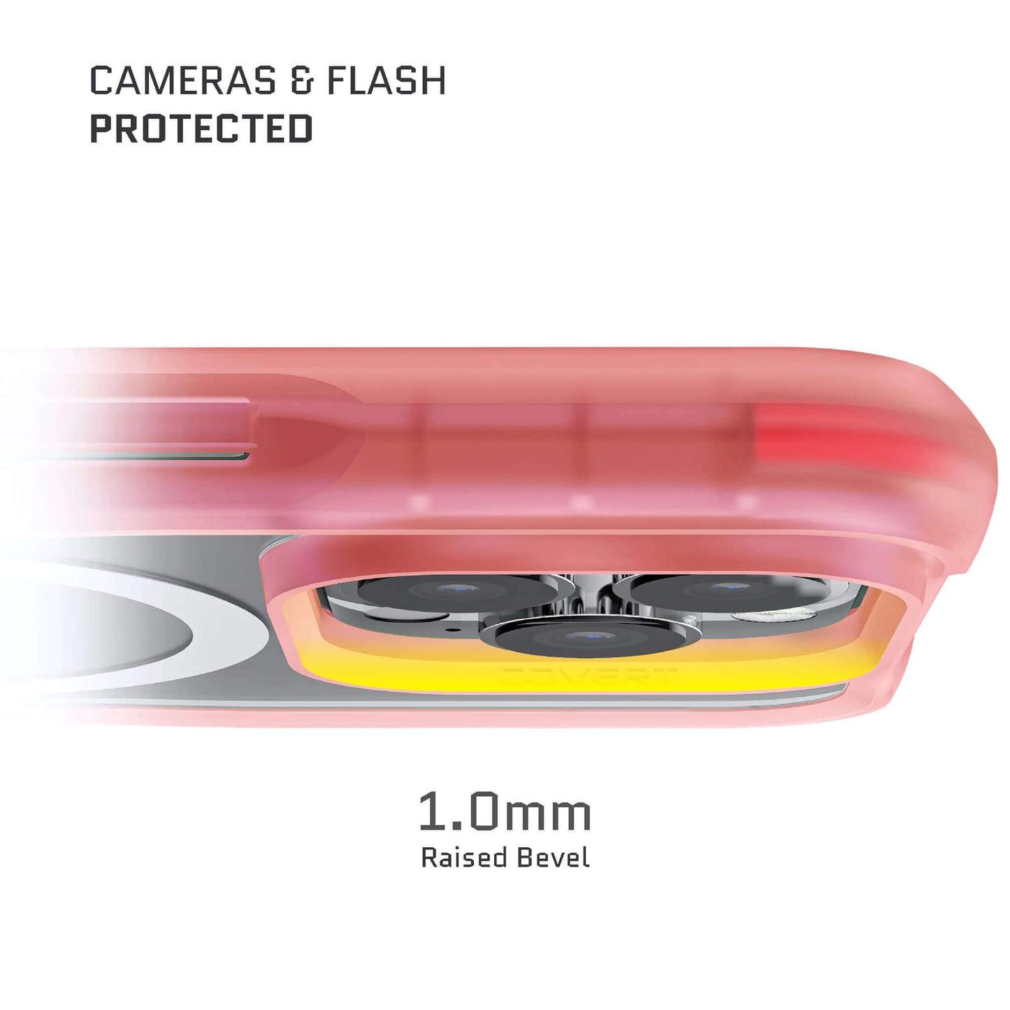 Apple iPhone 13 Pro Max - COVERT Clear Case with MagSafe - Pink (1102218)