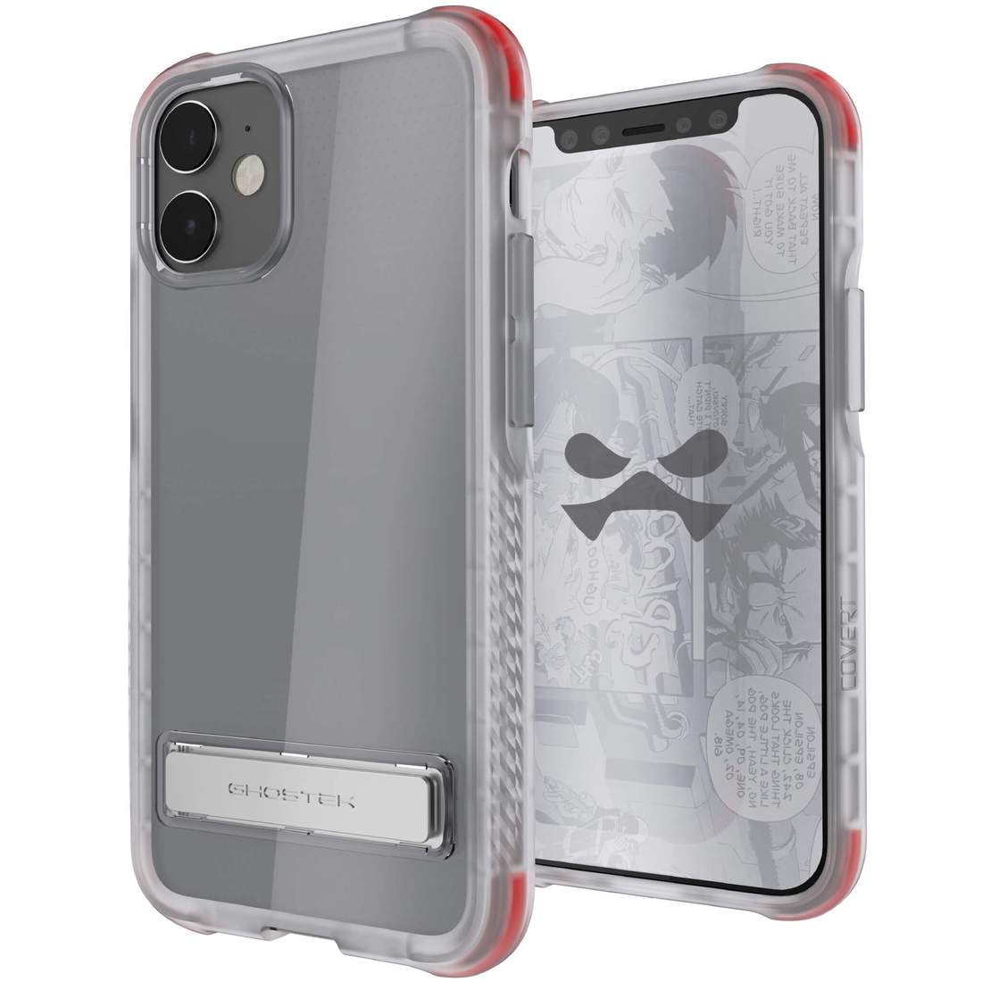Apple iPhone 12 Mini 5.4 Ghostek Covert case With Stand - Clear (1101732)