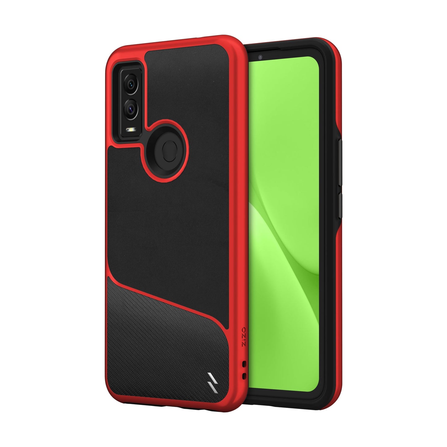 CRICKET INNOVATE E 5G ZIZO DIVISION SERIES CASE - BLACK & RED (1105033)