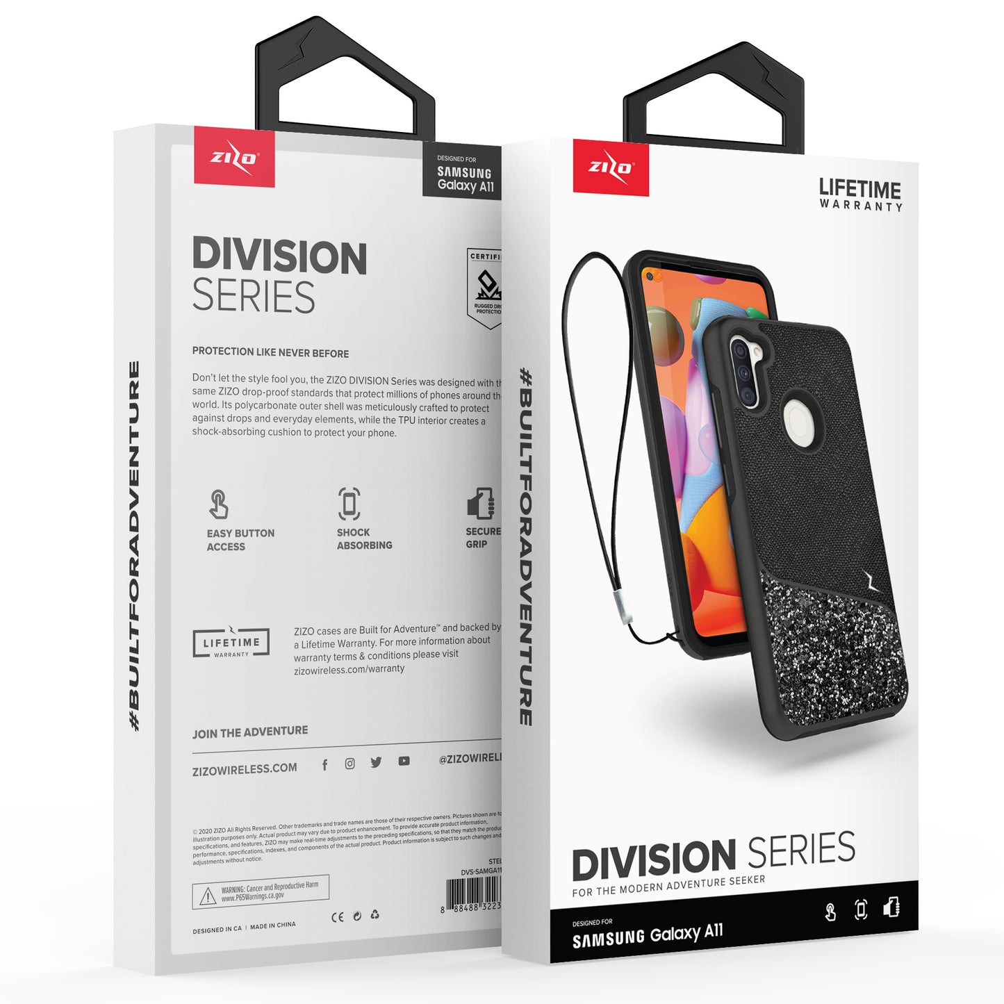 SAMSUNG GALAXY A11 ZIZO DIVISION SERIES CASE - STELLAR (9989)