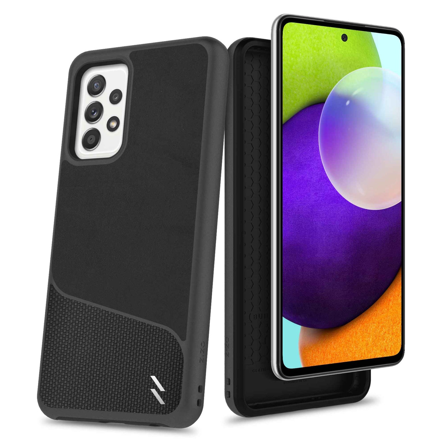 SAMSUNG GALAXY A52 5G ZIZO DIVISION SERIES CASE - NYLON BLACK (1101106)