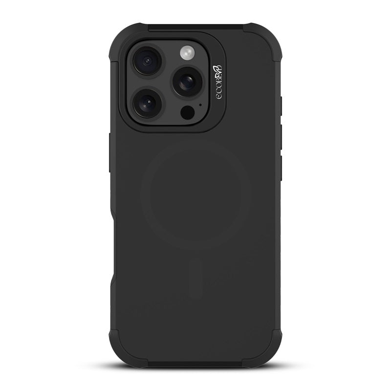 EcoBlvd Reforge Collection Case for Apple iPhone 16 Pro Max - Midnight Black (100% Compostable & Plant-Based) (1107456)