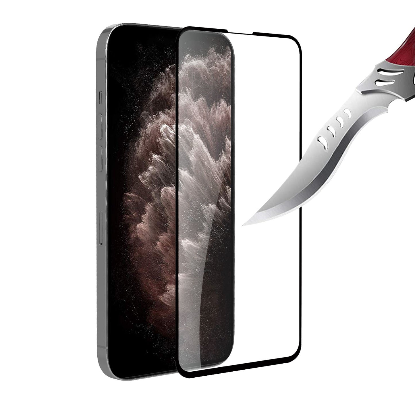 Apple iPhone 13 Mini 5.4 Book Package Full Screen Edge to Edge Tempered Glass - Black (1102278)