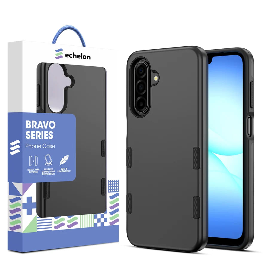 echelon Bravo Series Case for Samsung Galaxy A17 5G / Galaxy A16 5G - Black (1108110) (MSRP $49.99)