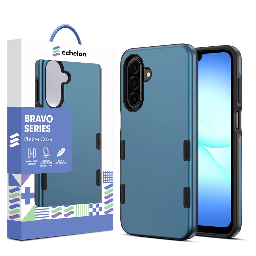 echelon Bravo Series Case for Samsung Galaxy A17 5G / Galaxy A16 5G - Blue (1108112) (MSRP $49.99)