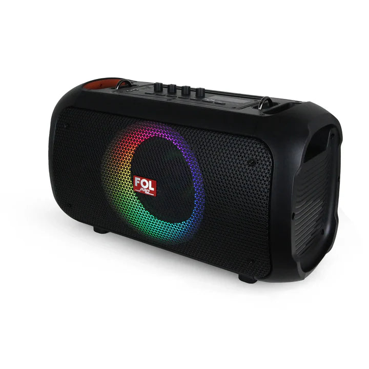 FOL FS-L128 Portable Party Speaker With Wireless Microphone And Super Bass - Black (1102720)