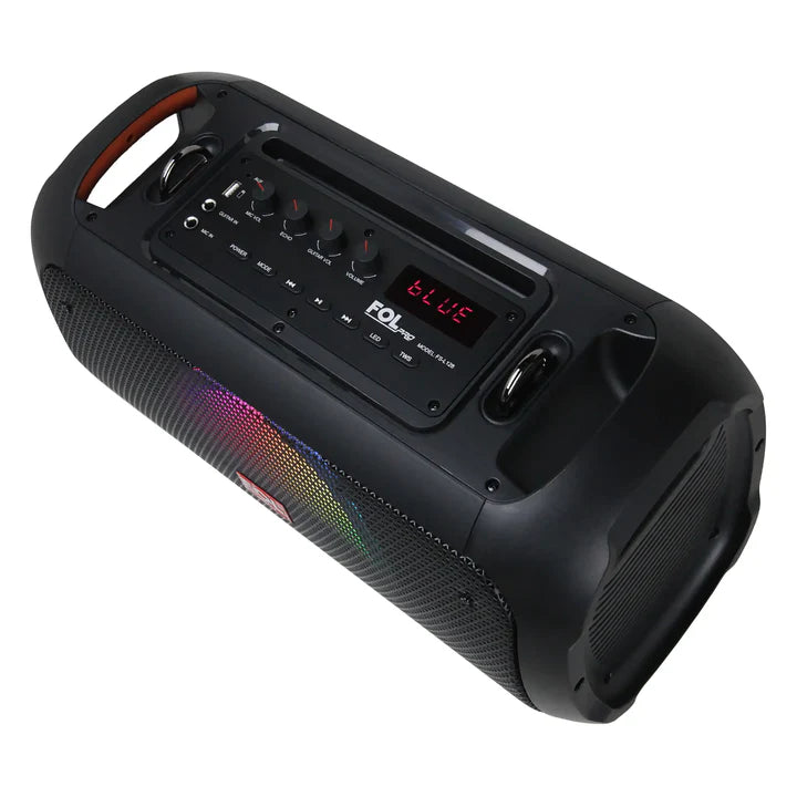 FOL FS-L128 Portable Party Speaker With Wireless Microphone And Super Bass - Black (1102720)