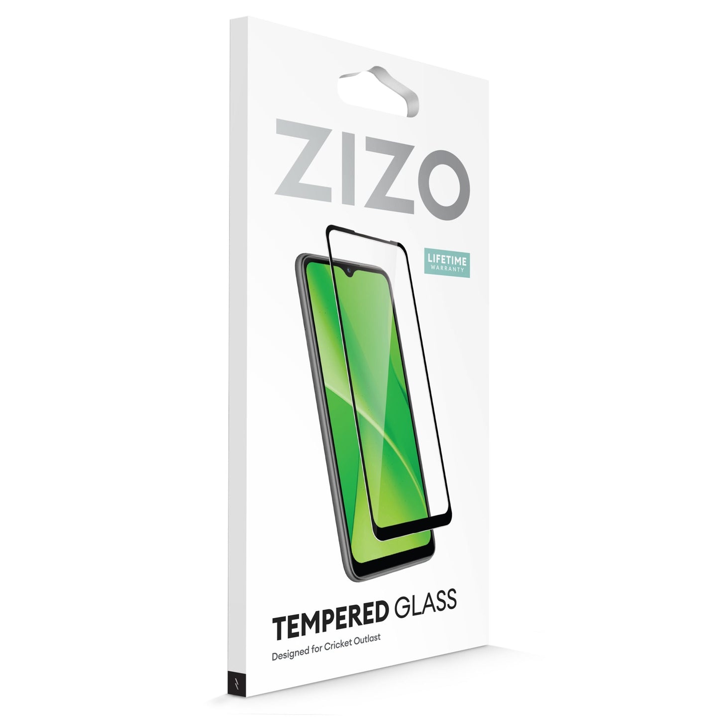 ZIZO TEMPERED GLASS SCREEN PROTECTOR FOR CRICKET OUTLAST - BLACK (1106238)