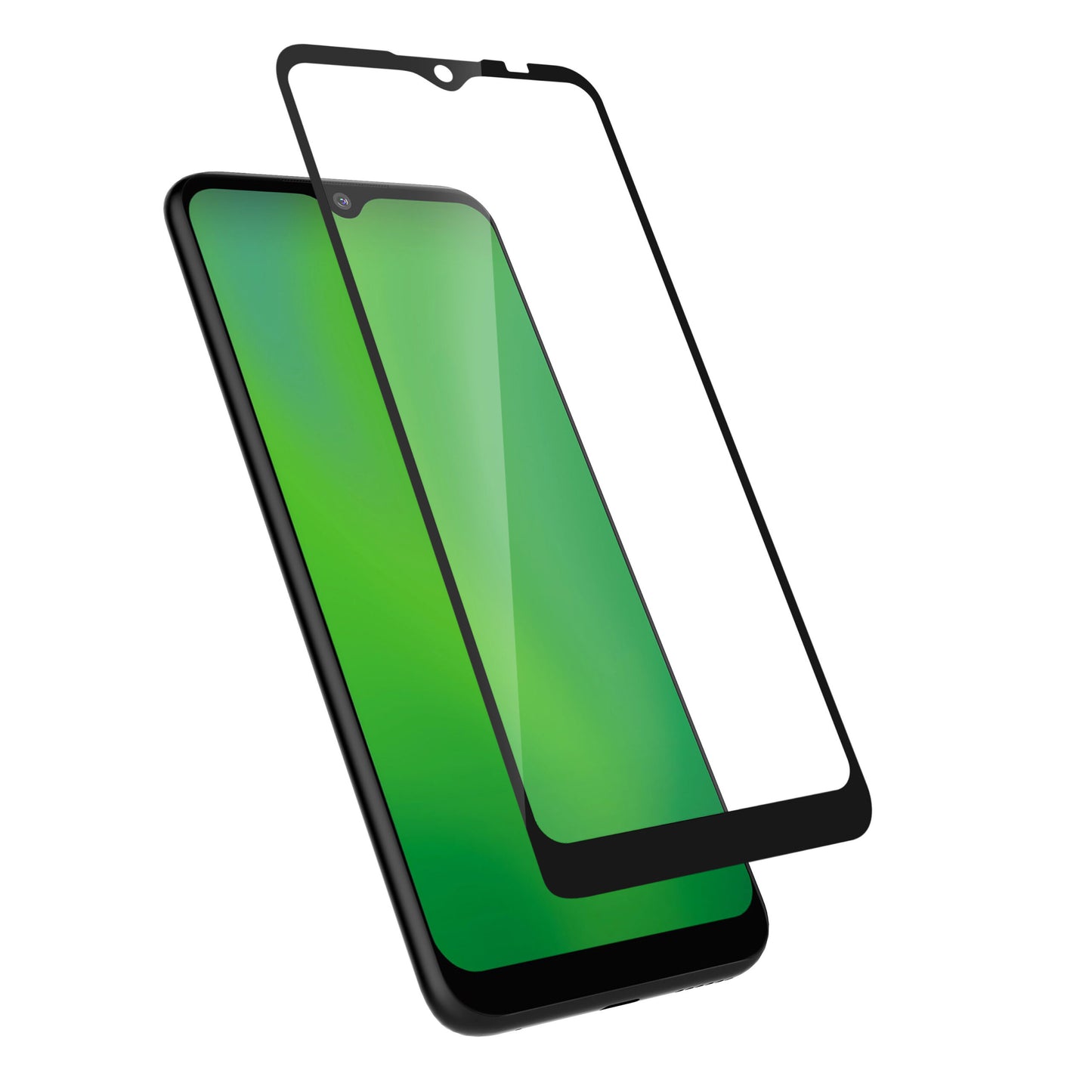 CRICKET OVATION ZIZO TEMPERED GLASS SCREEN PROTECTOR - BLACK (10095)