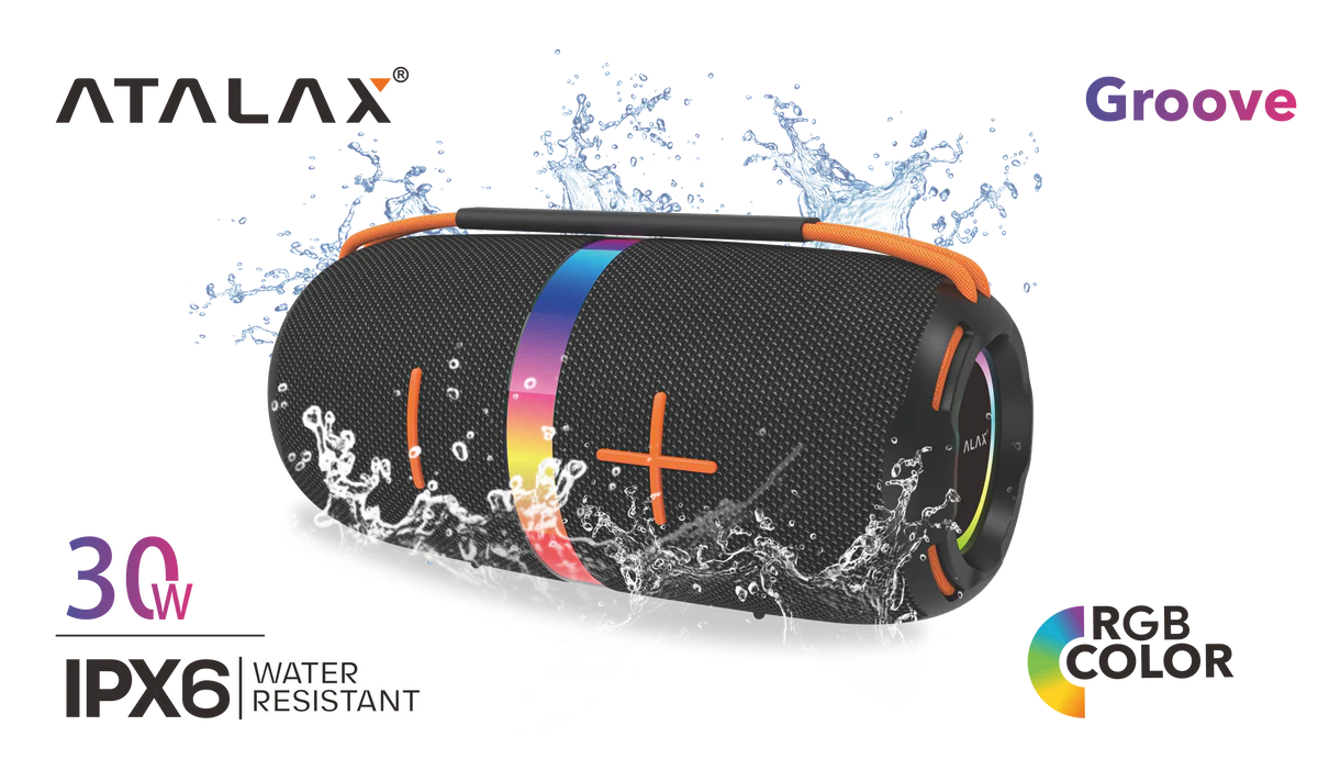 ATALAX GROOVE WIRELESS SPEAKER BLACK (1103027)