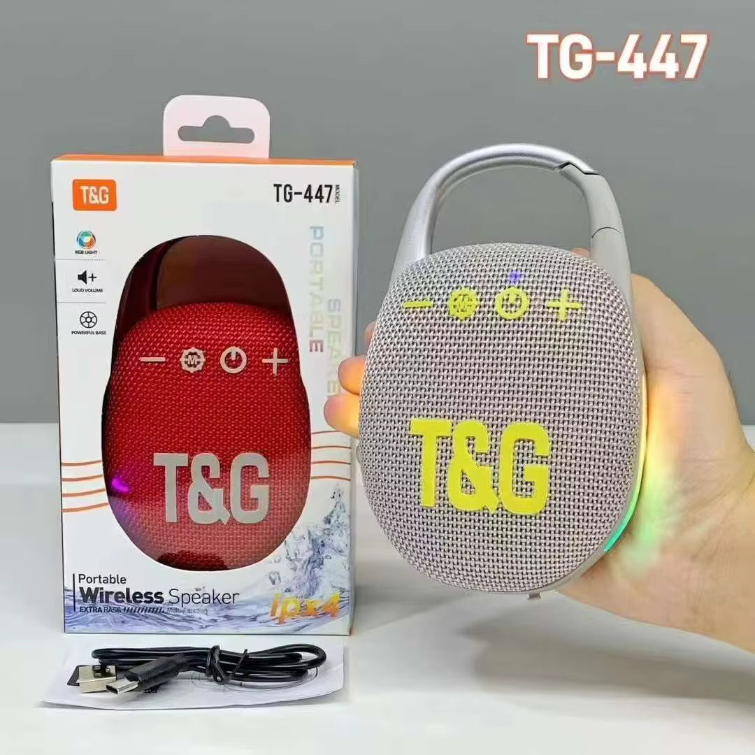 TG-447 5W LED Flashing Light Outdoor Portable Wireless Bluetooth Speaker Supports TWS/USB Mini RGB Speaker ( 1103717) (MSRP $49.99)