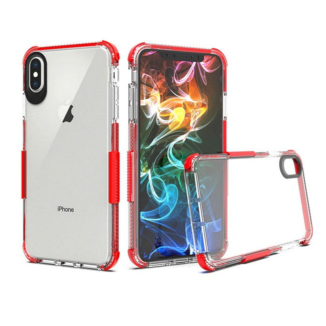 iPHONE XS MAX H10 COMBO CASE - RED (1499)