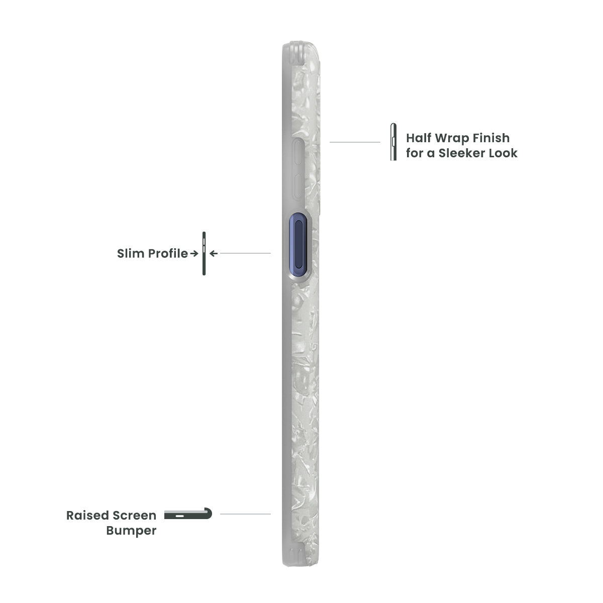 Moto g stylus 5G (2022) ICON Fashion Case - Mother of Pearl (1103998)