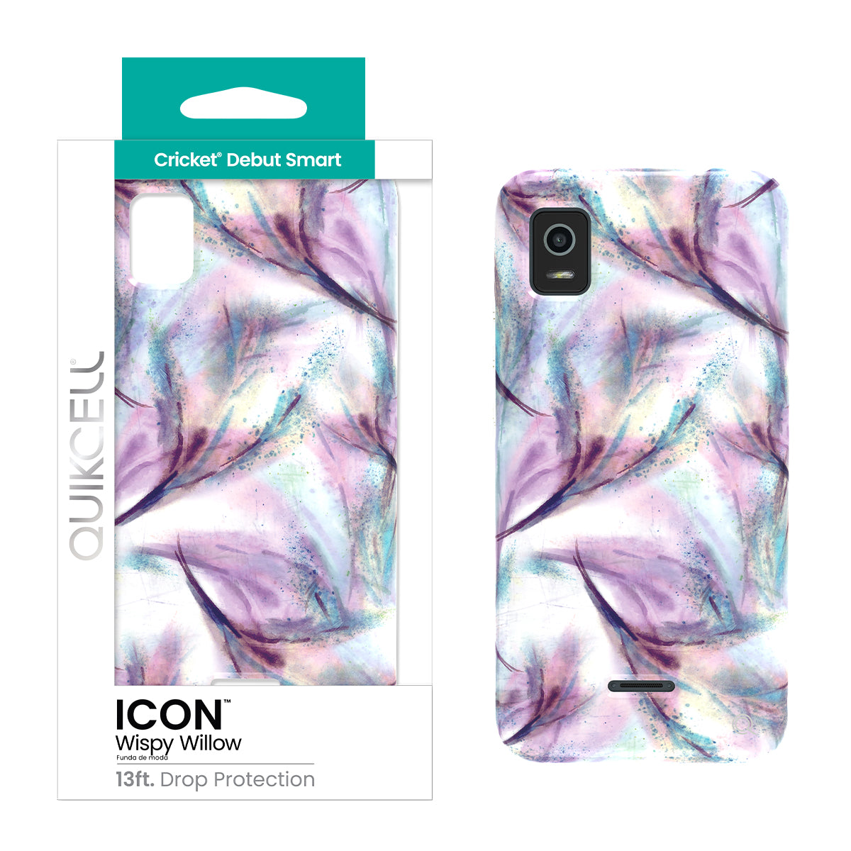 QUIKCELL Cricket Debut Smart ICON Fashion Case WISPY WILLOW (1104910)